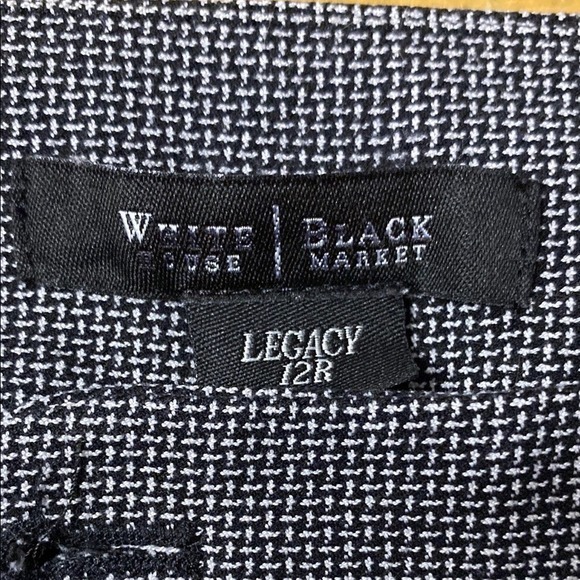 Womens White House Black Market Dress Pants Career Trousers Gray Legacy Size 12R - Picture 7 of 12